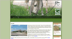 Desktop Screenshot of fermedeharze.be